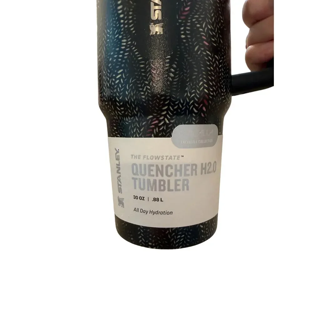 Stanley x Calia Black Serpent Flowstate Quencher H2.0 Tumbler wirh Straw 30oz - Picture 4 of 4